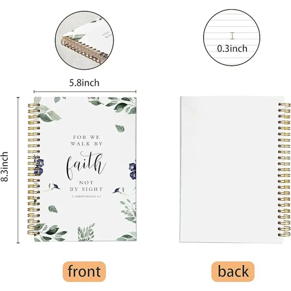 Christian Notebook,Bible Journaling Notebook,Bible Journal,Church Notes Notebook